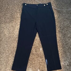Bailey 44 Womens Elegant Navy Blue Dress Pants